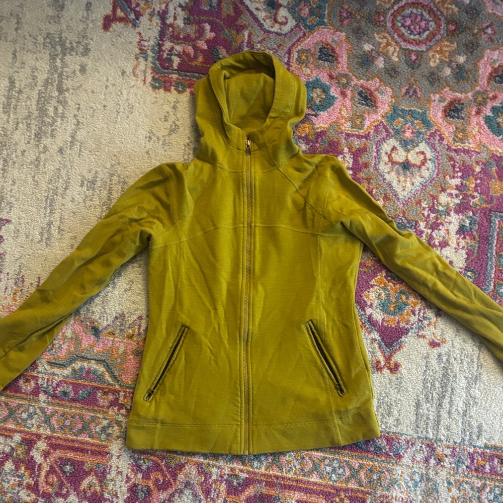 Ibex Women's Mustard Hooded Jacket